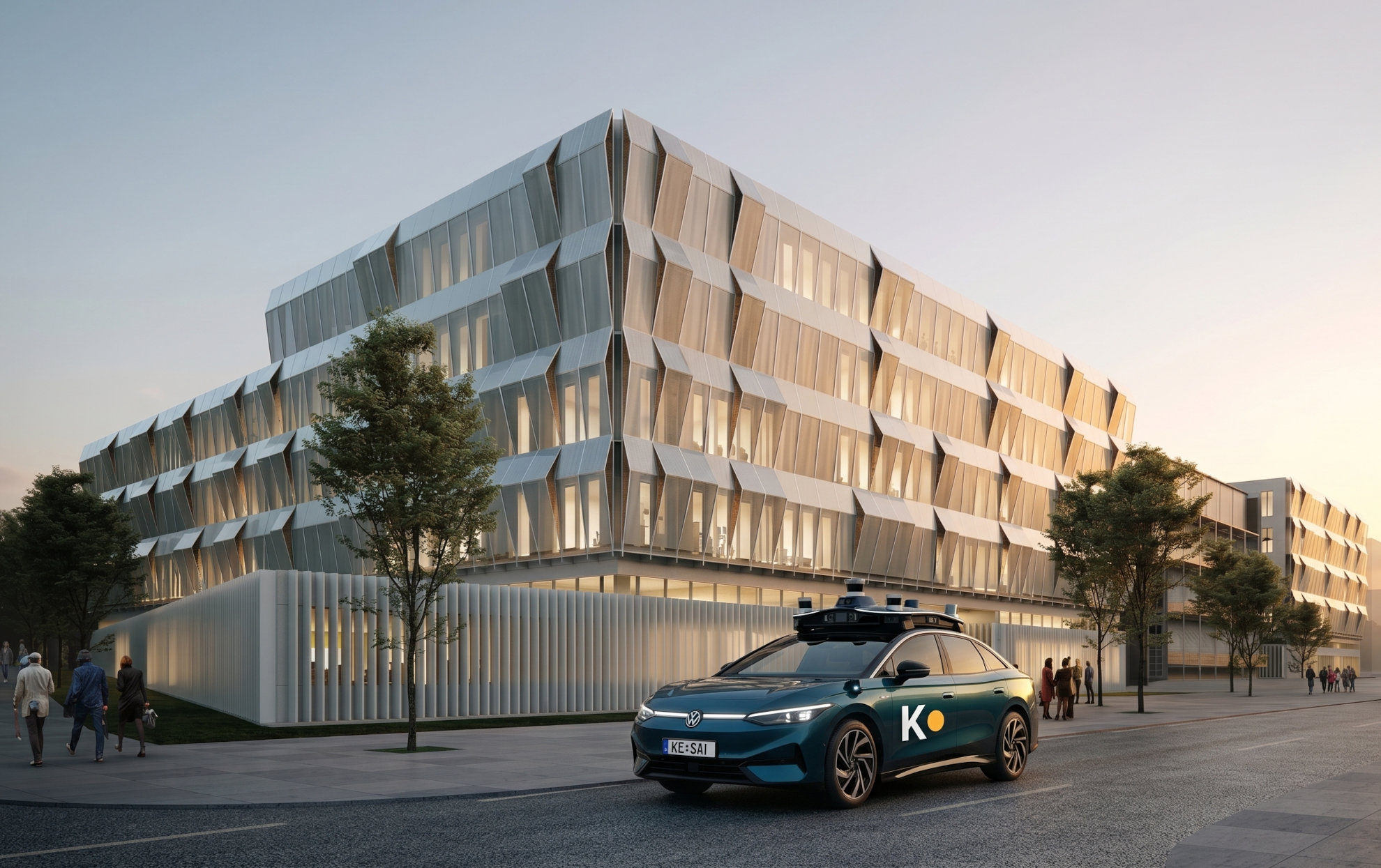 KE:SAI self-driving vehicle